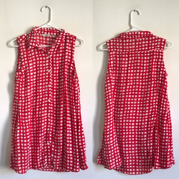 Anthropologie 11 1 Tylho Percy Tunic Top - Red - Picture 5 of 8